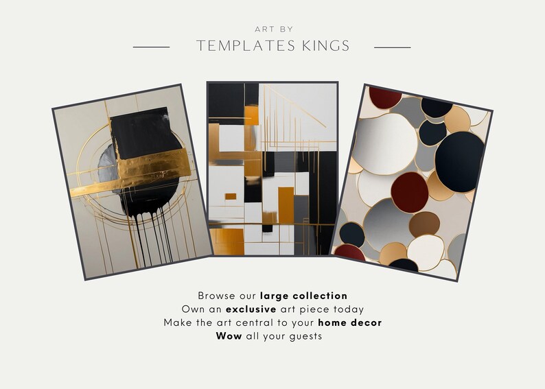 Neutral Abstract Wall Art Living Room Modern Home Decor Minimalist