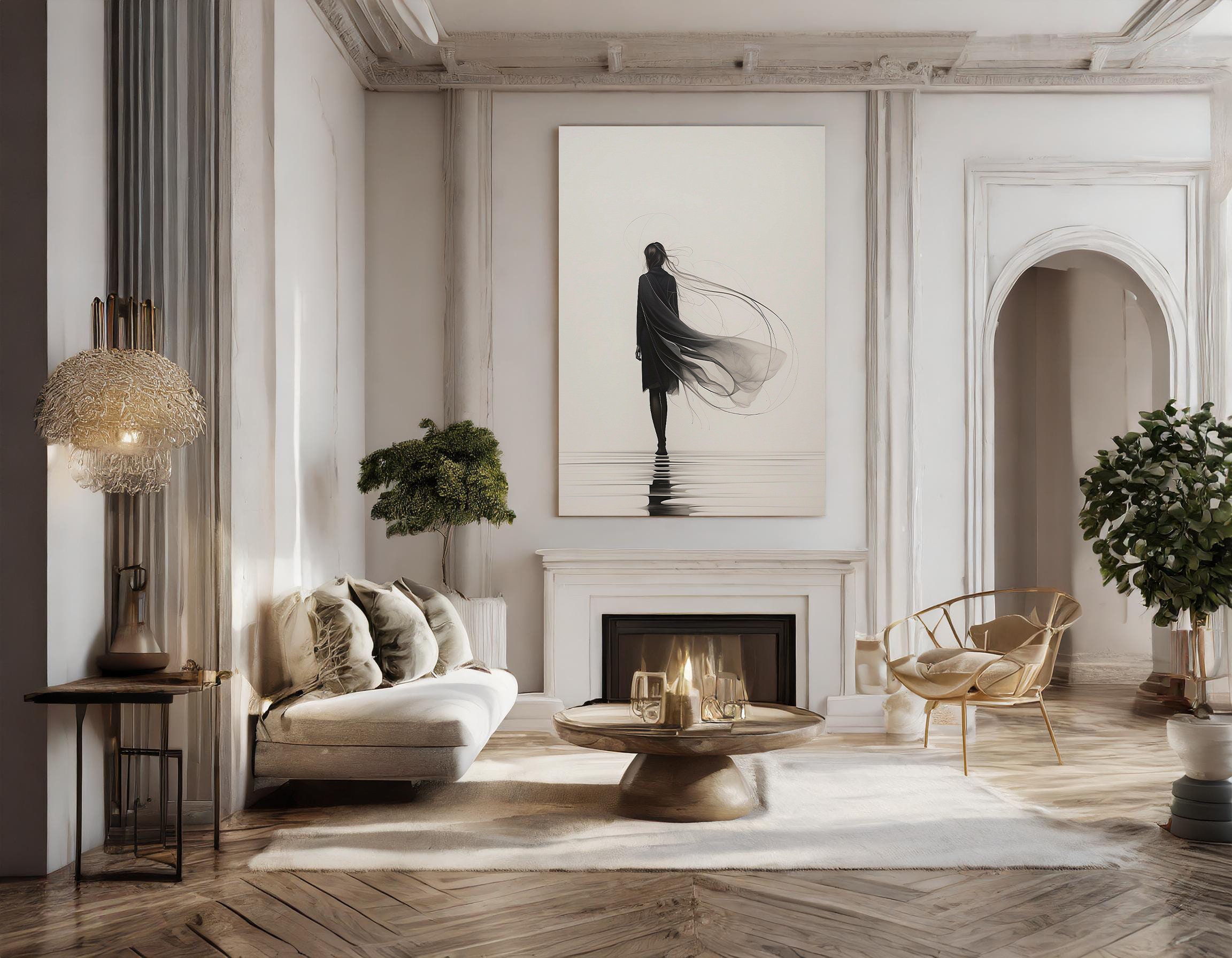 Beautiful Fine Art, Living Room, Modern Home Decor, Minimalist Theme ...
