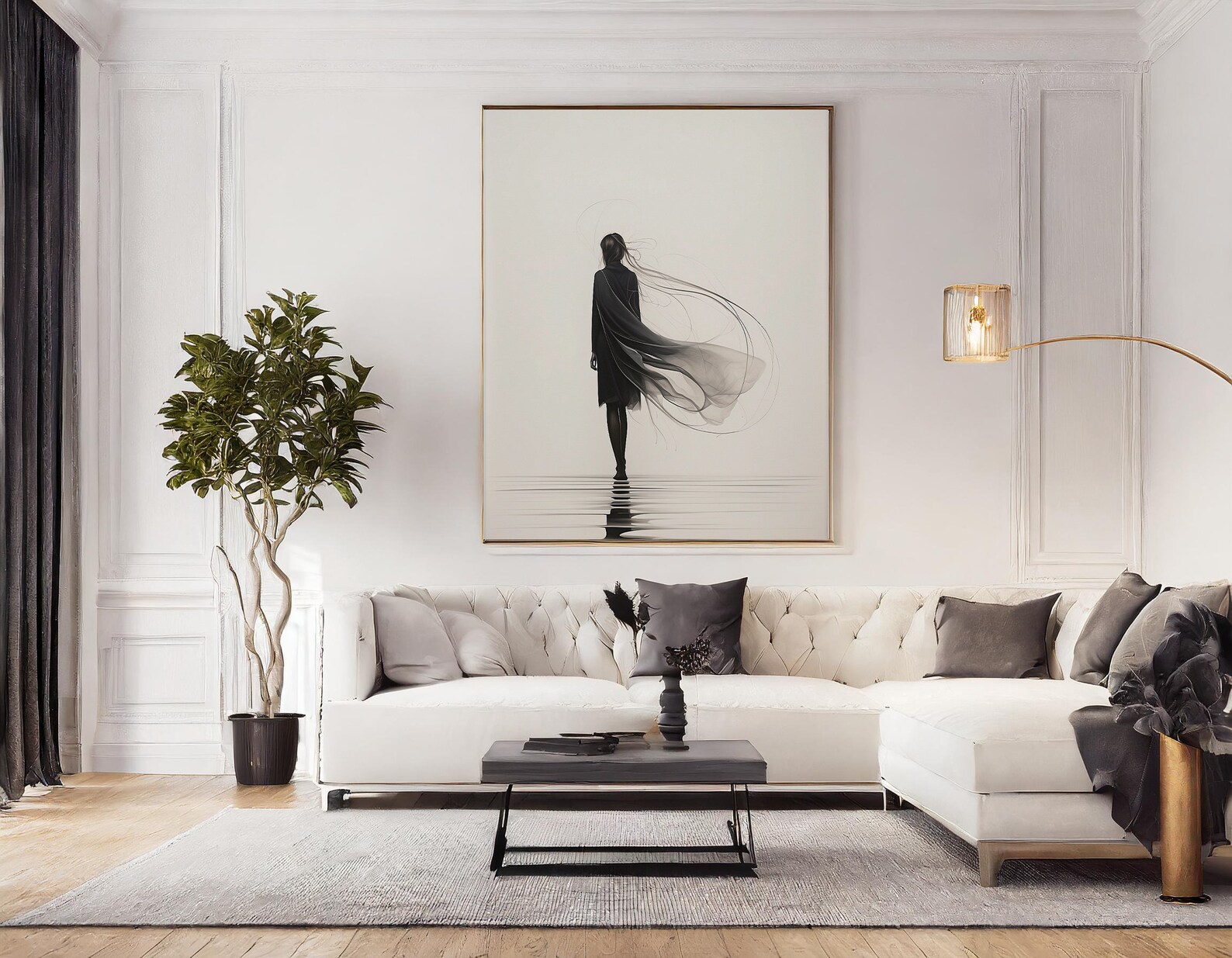 Beautiful Fine Art, Living Room, Modern Home Decor, Minimalist Theme ...