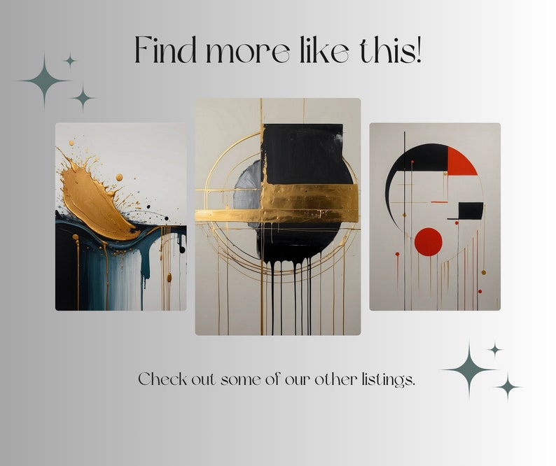 Neutral Abstract Wall Art Living Room Modern Home Decor Minimalist ...