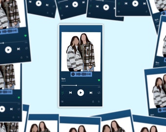 Aangepaste scanbare Spotify-albumsticker