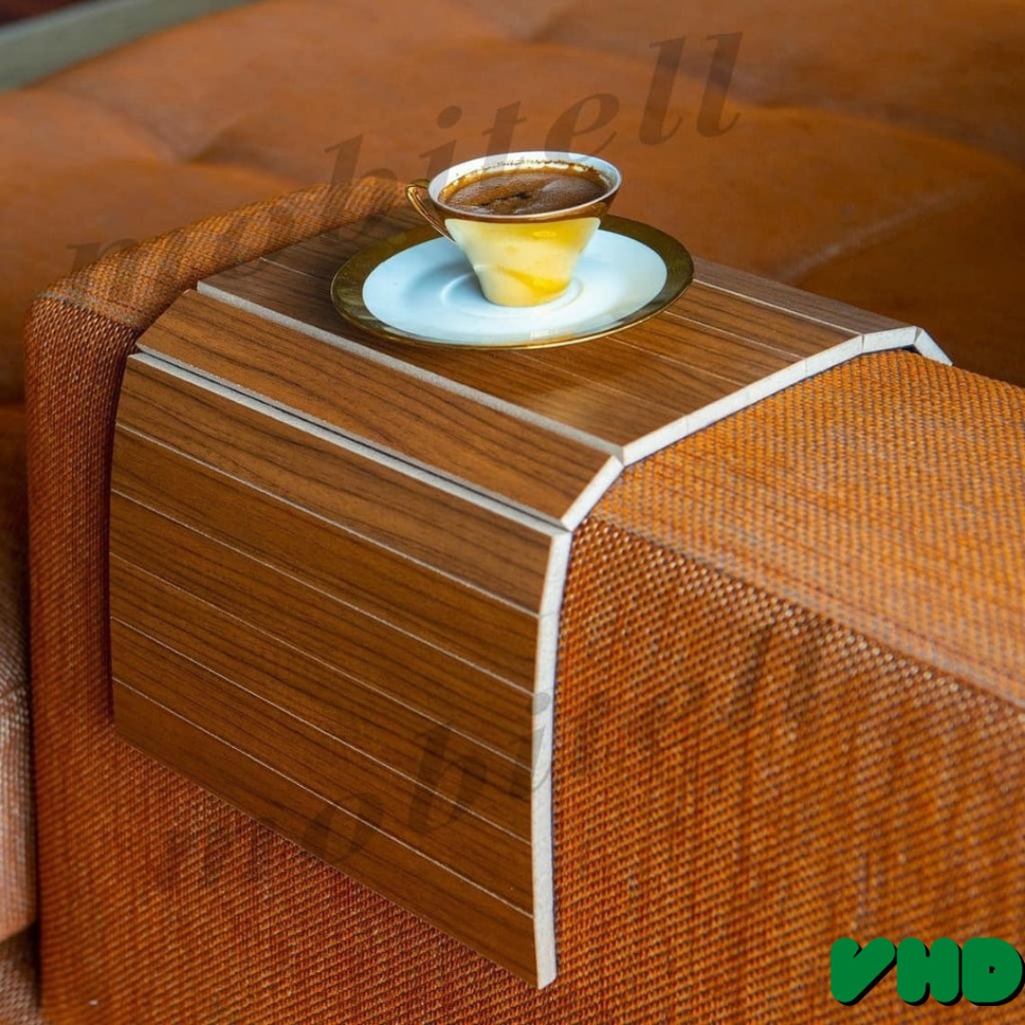 Decorative Wooden Sofa Tray Sofa Arm Table Adjustable Sofa Etsy