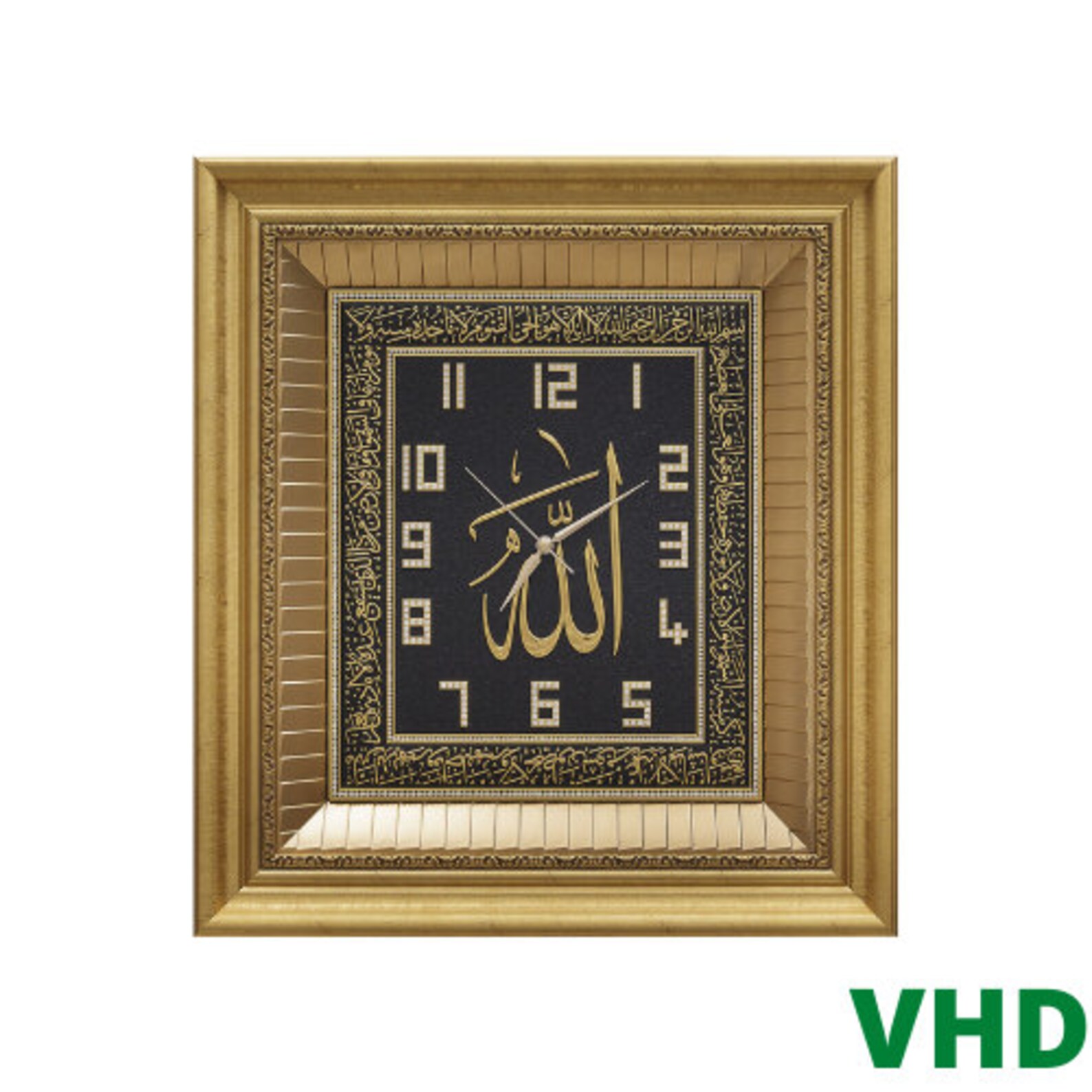 Allah Written Islamic Wall Clock Big Size Wall Clock Etsy
