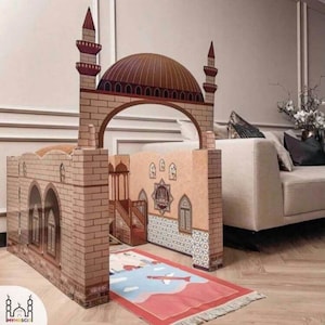 Masjid Playhouse for Muslim Kids, Praying Mosque Child, Islamic Gift for Son Daughter, Ramadan Gift