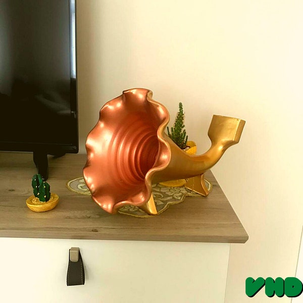 Handmade Working Gramophone | Speaker Amplifier, Sound Bomb Cerasound, Cell Phone Speaker | Vintage Table Home Decoration | Home Gift