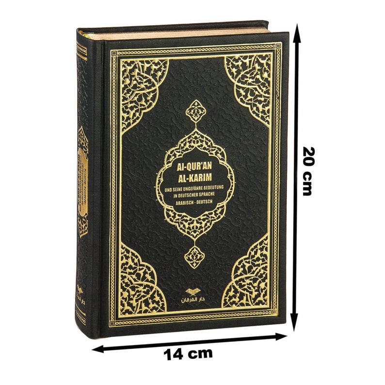 Der Heilige Koran Deutsche Übersetzung Heiliger Koran Deutscher Koran, Mushaf, Koran Geschenk für Muslim Bild 2