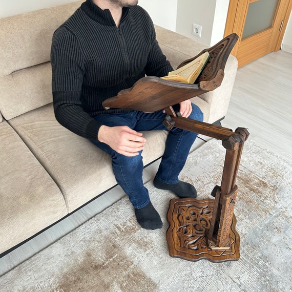 Adjustable Wooden Book Stand Quran, Bible, Heavy Books Holder Big Size Book  Holder Dictionary Cookbook Stand Reader Bookworm Gift - Etsy