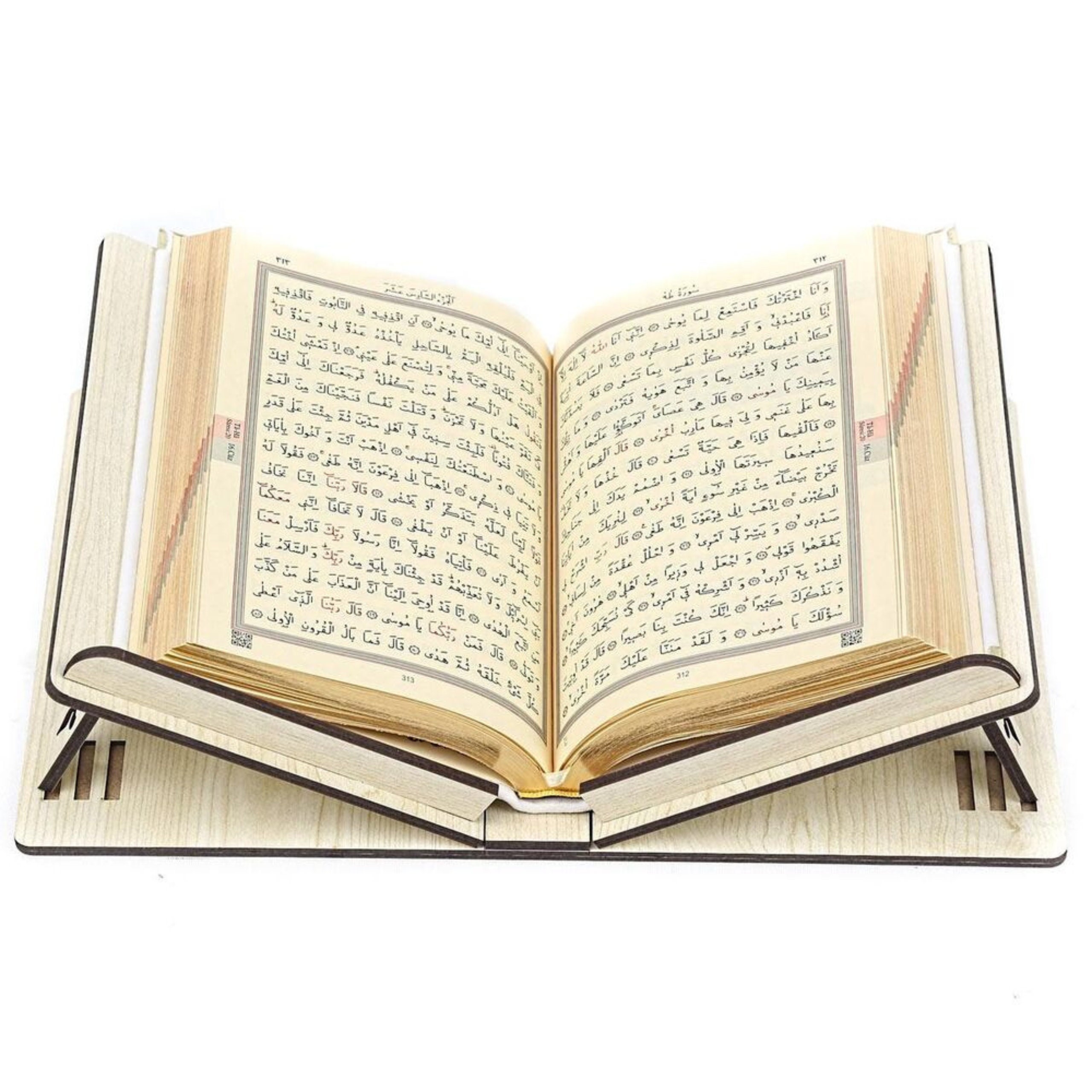 Soporte ajustable para libros de madera tallada | Corán, Biblia, atril de  Torá | Diccionario, Soporte para libro de cocina