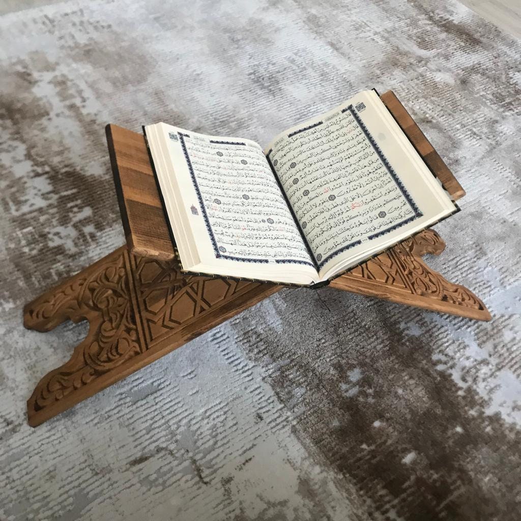 Comprar Soporte de libro de madera portátil, Titular del Corán, Soporte  para libros vintage, Soporte para libros de cocina, Titular de libro, Escritorio de lectura
