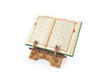 Wooden Book Stand | Recipe, Cookbook Holder | Tablet Stand, Cook Book Holder with Hand Free