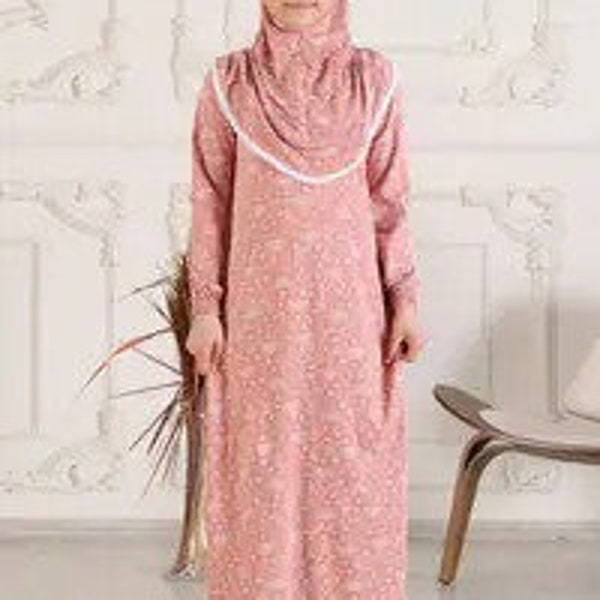 Prayer Dress For Muslim Girl | Namaz Abaya, Jalabiya For Kids | Namaz Dress, Burqa