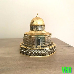 Qubbat As-Sakhrah Replica | Islamic Figurine Table Decoration | Muslim Home Decor | Islamic Home Office Housewarming Gift