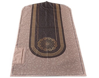 Lux Portable Muslim Prayer Rug | Quality Prayer Mat | Pocket Sejadah | Islamic Gift | Muslim Gift | Janamaz Gift