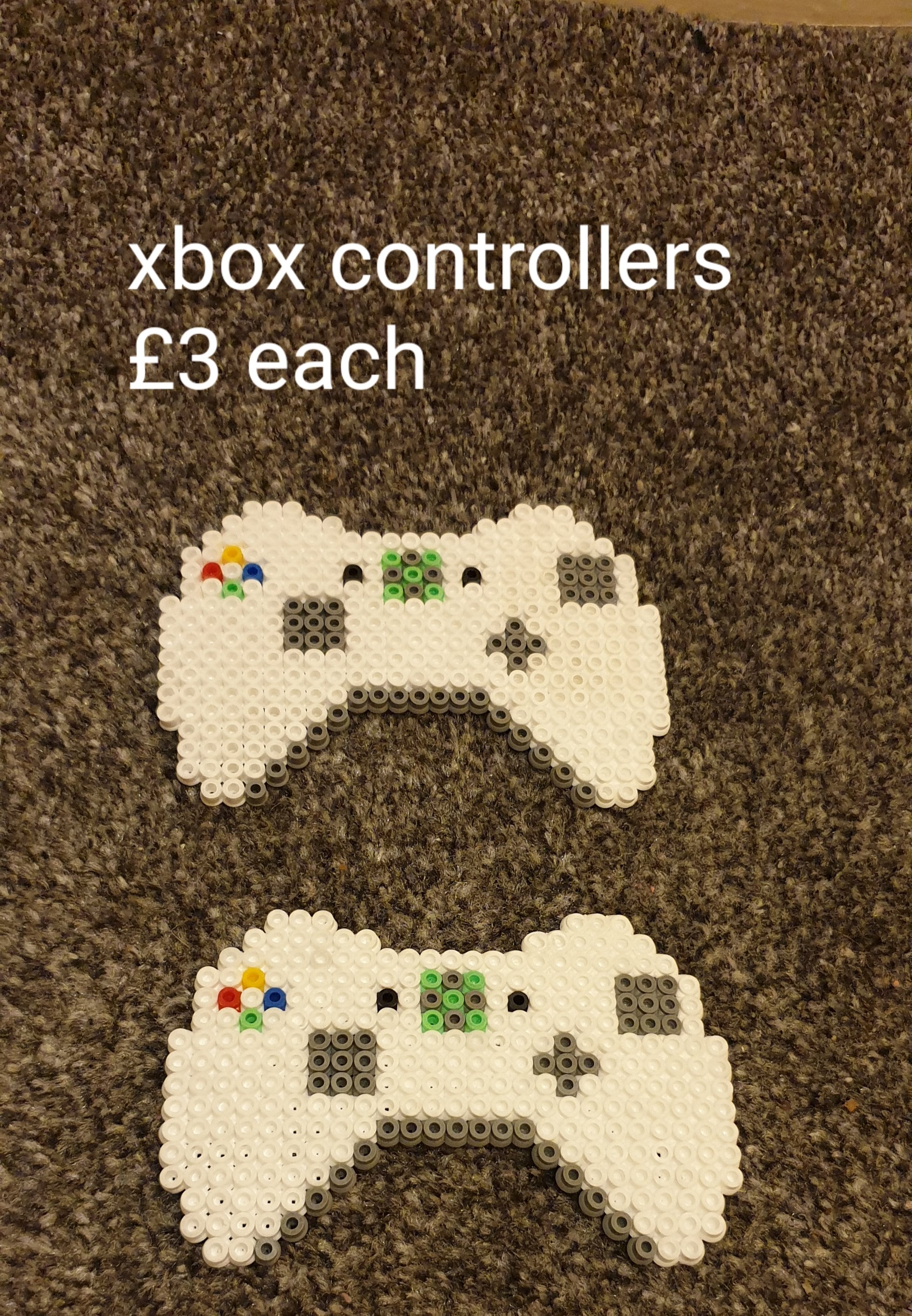 Handmade Hama Bead Xbox Controller Etsy