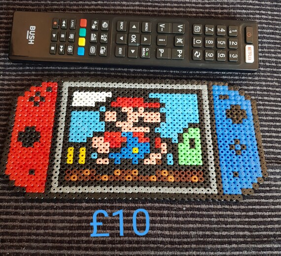 Hamdmade Hama bead Nintendo switch Etsy