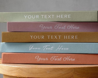 Personalised Hardcover Notebook: Custom Text Journal, Bulk Order