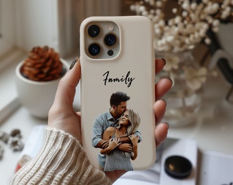 Custom Photo Phone Case: Sketch-Like Design, iPhone, Galaxy, Pixel