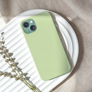 Matcha Green iPhone Hülle, iPhone 13 Hülle, iPhone 13 Schutzhülle, iPhone 12 Pro Max Mini, 11, X, XR, XS, 7, 8, SE 2020