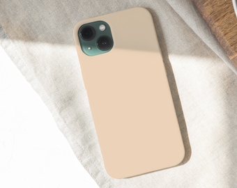 Beige iPhone Case: Almond Color, Protective