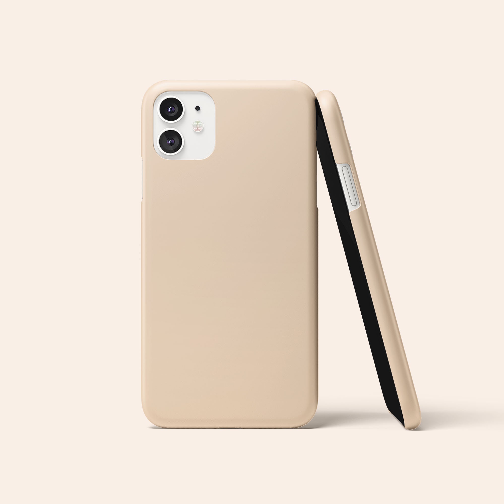 Beige iPhone Case, iPhone 13 Case, Color iPhone Case