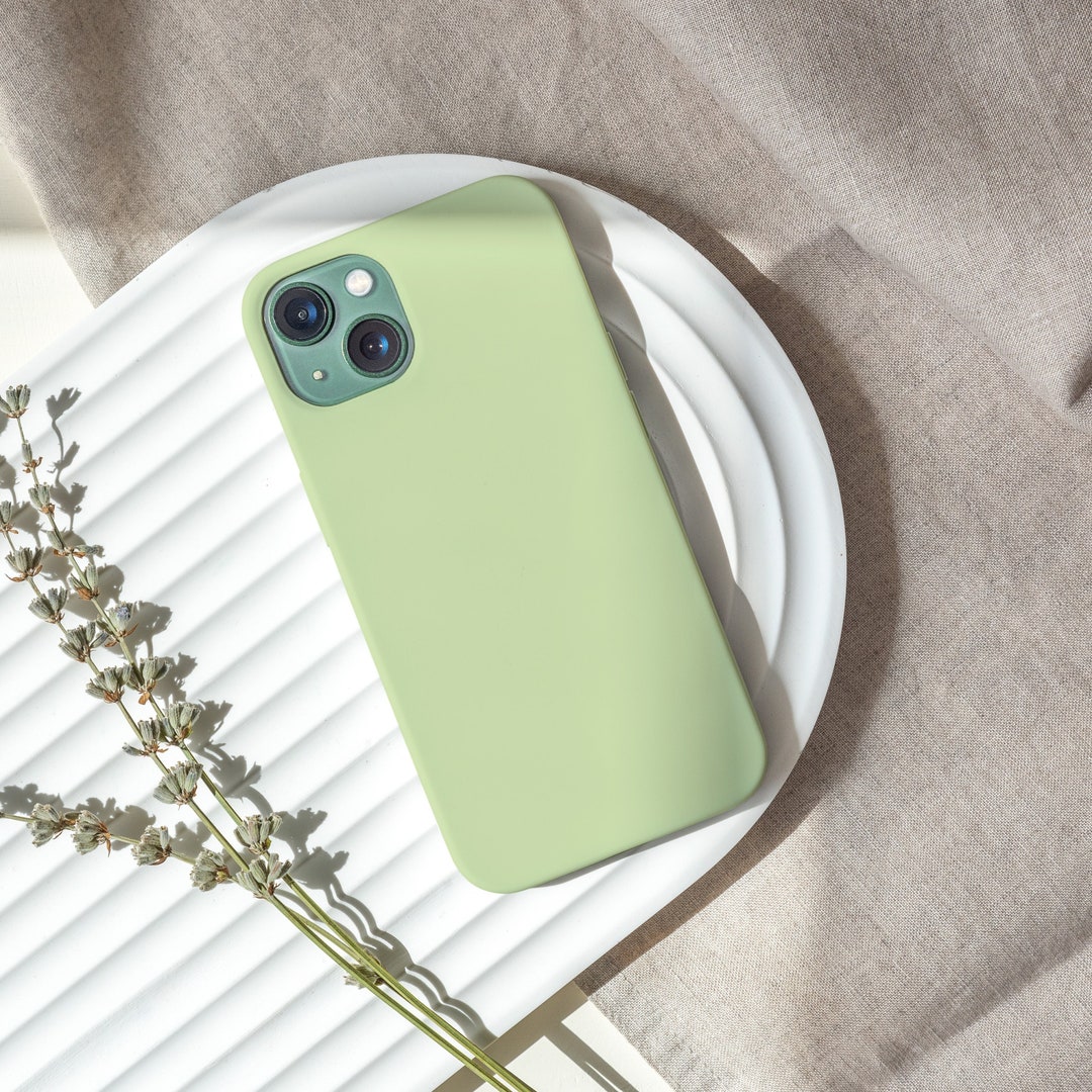 Matcha Green iPhone Case, iPhone 13 Case, Color iPhone Case, Protective