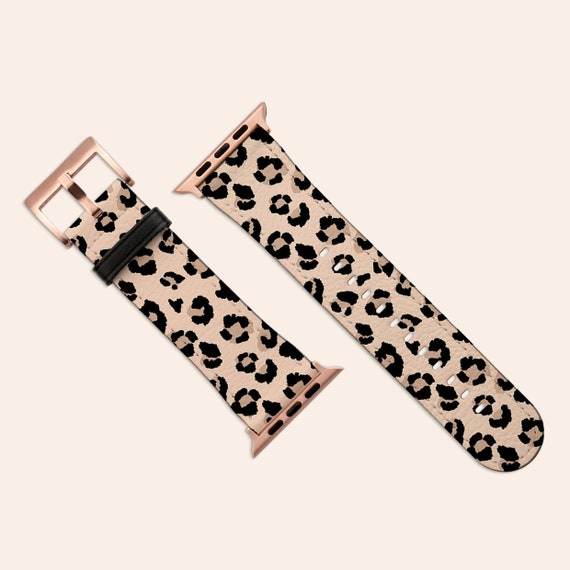 Leopard Print Apple Watch Band Vegan Leather Watch Strap - Etsy Leopard Print Apple Watch Band Vegan Leather Watch Strap - Etsy