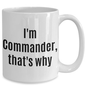 Im quartermaster thats why funny coffee mug scouts boy girl troop promotion rank leader military