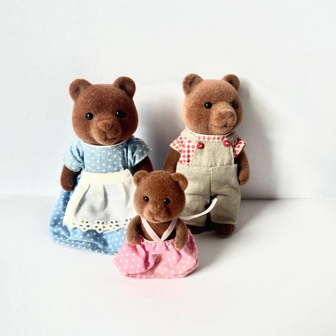 Sylvanian Families Ours Timbertop – Tomy 1985 – Vintage Neuf En Boîte