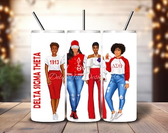 DST Delta Tumbler PNG Notebook Virtual Background DTF Sublimation