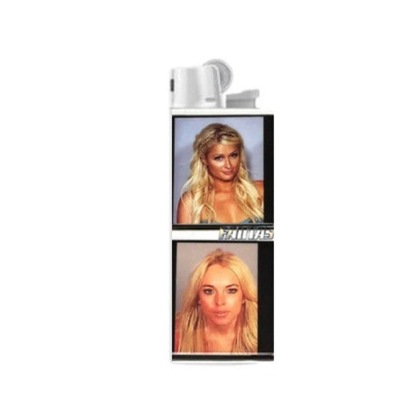 Paris Hilton, Lindsey Lohan, Amanda Bynes & Nicole Richie Mugshot Lighter