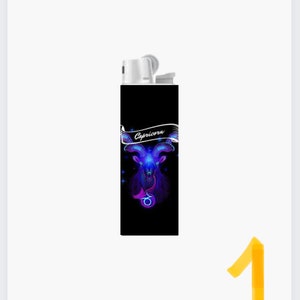Capricorn Zodiac Sign Custom Lighter