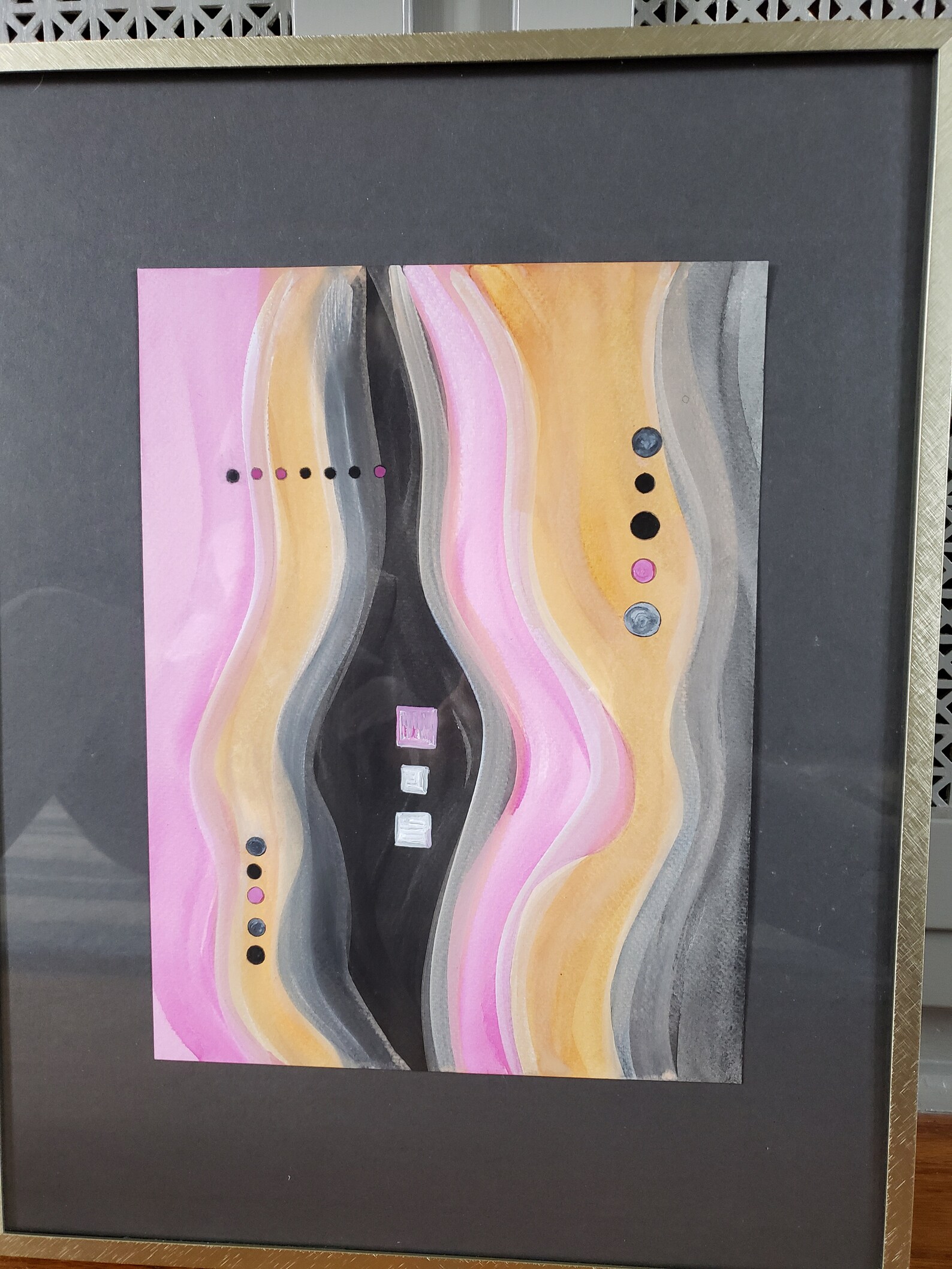 Abstract Watercolor Painting Etsy