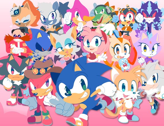 HEDGEHOG CHARACTERS KEYCHAIN