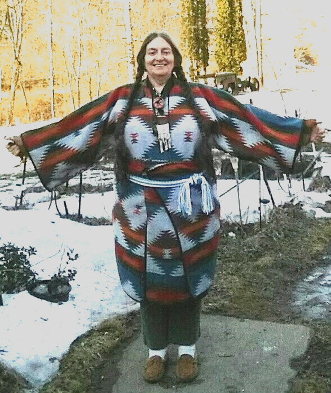 Capote Coat - N.A. Style, Mountian Man Style Wrap-around