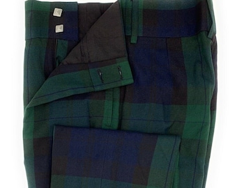 Black Watch Tartan Trews Scottish Dress Trousers 30 - 46