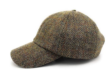tweed golf cap