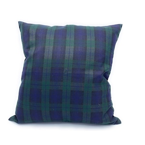 Black Watch Tartan Square Cushion Cover 44cm x 44cm