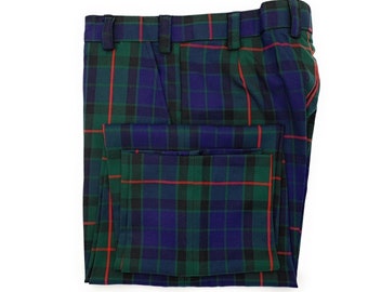 Men's Gunn Tartan Casual Dress Golf Trousers