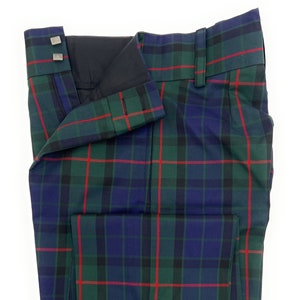 Black Watch Tartan Trousers Dress Golf Waist 30 46 Etsy Canada