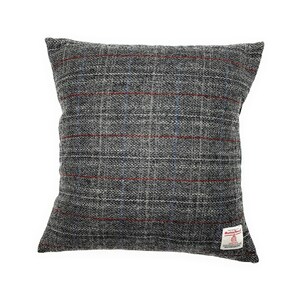 large grey check cushions