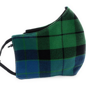 Mackay Ancient Tartan TRIPLE Layered Reusable Washable Face Mask