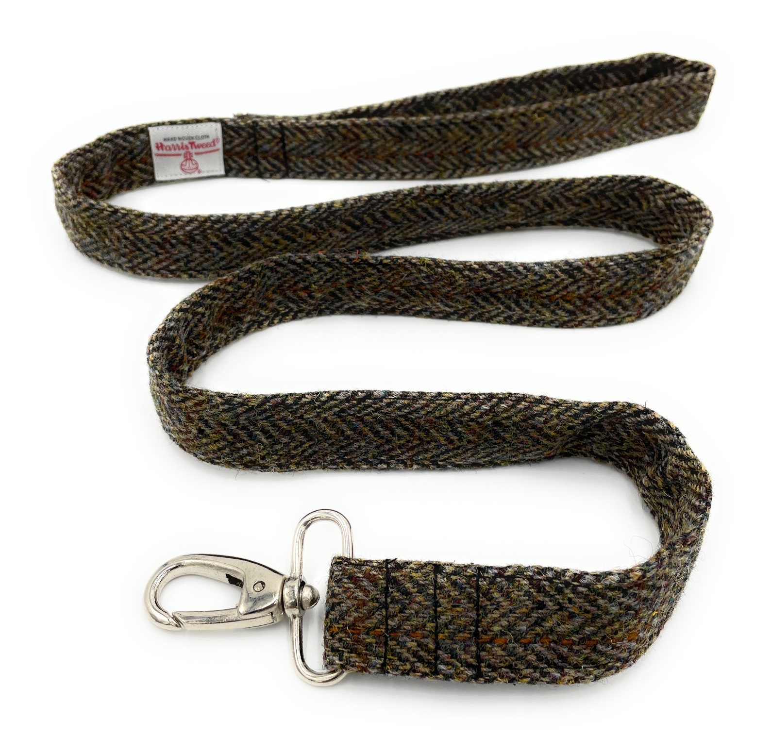 Harris Tweed Handmade Dog Collar and Lead Set Brown Etsy