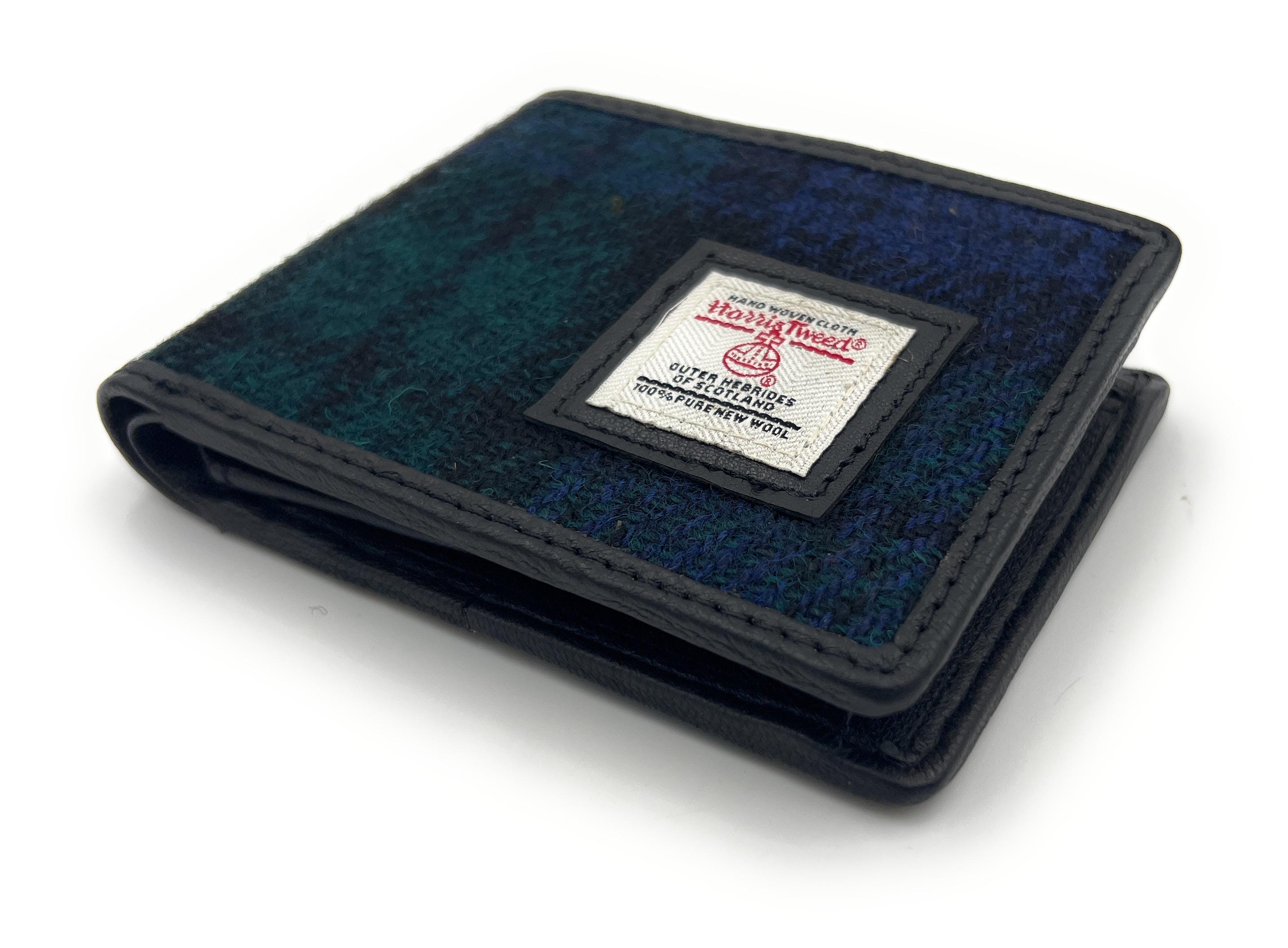 Joli portefeuille zippé vintage à carreaux tartan - France