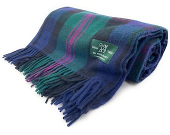 Baird 100% New Wool Large Tartan Blanket Throw