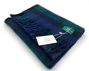 Baird Lammullshalsduk i stor Clan Tartan, unisex, 180 cm x 30 cm