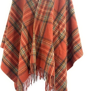 Antique Royal Stewart Tartan Women&#39;s Pure Wool Cape