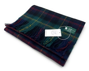 Farquharson Tartan Scottish Clan Scarf 100% Lambswool Unisex 180cm x 30cm