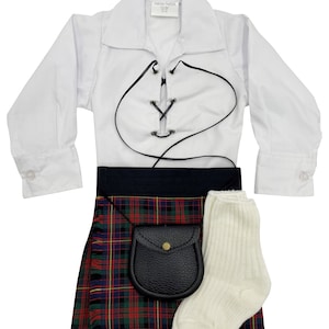 Ensemble bébé kilt ajustable tartan Cameron Of Erracht 0-36 mois