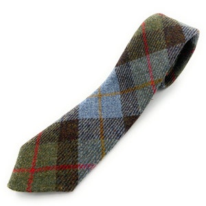 Men&#39;s Macleod Tartan Harris Tweed Neck Tie
