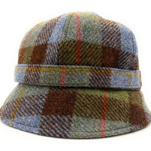 Damen Harris Tweed Macleod Tartan Tartan Hut British Made One Size